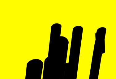 Tubes ON yellow - Limited Edition of 25 thumb