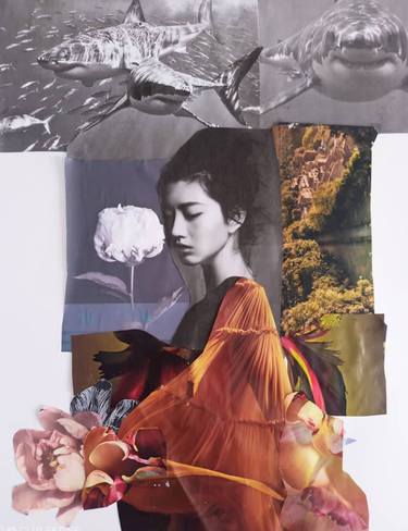 Print of Contemporary People Collage by Irakli Mekvabishvili