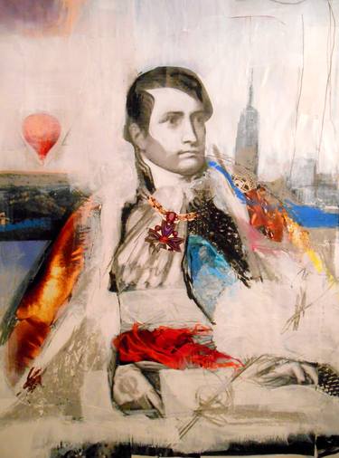 Print of People Paintings by Irakli Mekvabishvili