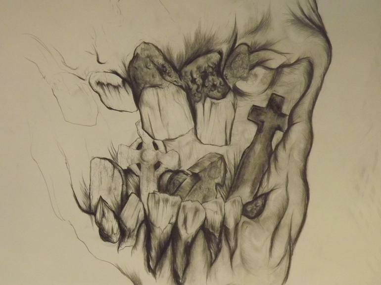 mouth rot Drawing by Andy Wright | Saatchi Art