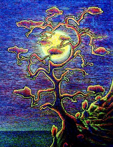 Print of Tree Paintings by Viktor Lazarev
