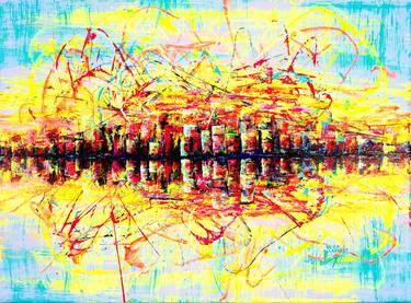 Original Abstract Expressionism Abstract Paintings by Viktor Lazarev