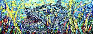 Print of Abstract Expressionism Fish Paintings by Viktor Lazarev
