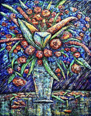 Original Floral Paintings by Viktor Lazarev