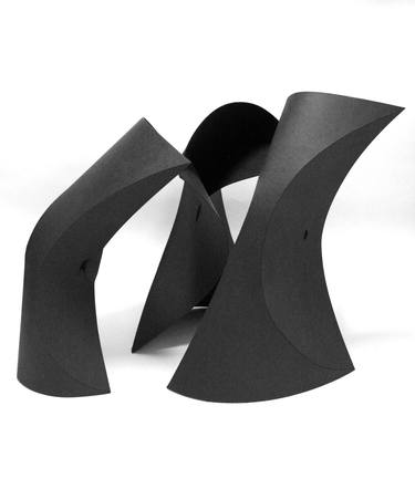 Original Abstract Geometric Sculpture by Eddie Roberts