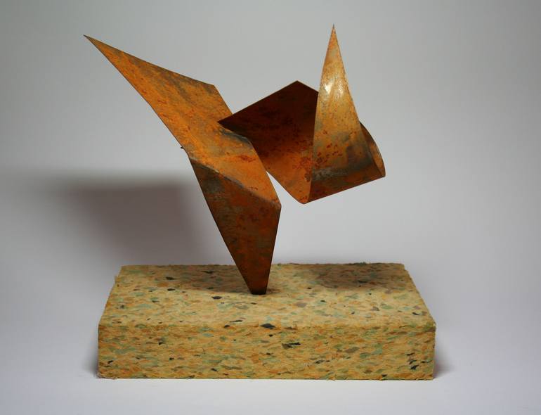 Original Fine Art Abstract Sculpture by Eddie Roberts