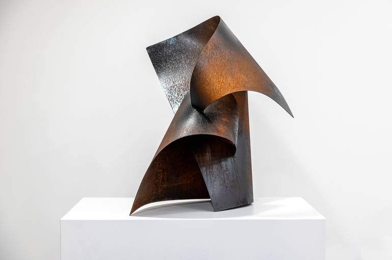 Original Fine Art Abstract Sculpture by Eddie Roberts