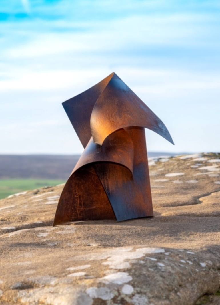 Original Abstract Sculpture by Eddie Roberts