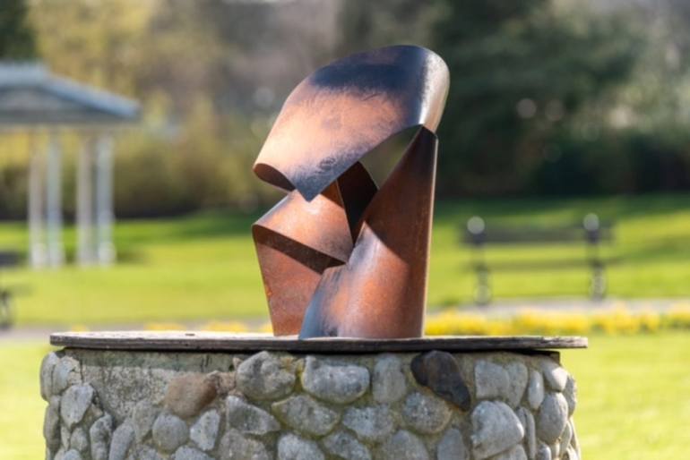 Original Abstract Sculpture by Eddie Roberts