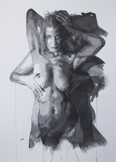 Original Figurative Nude Paintings by Mike Nicoll