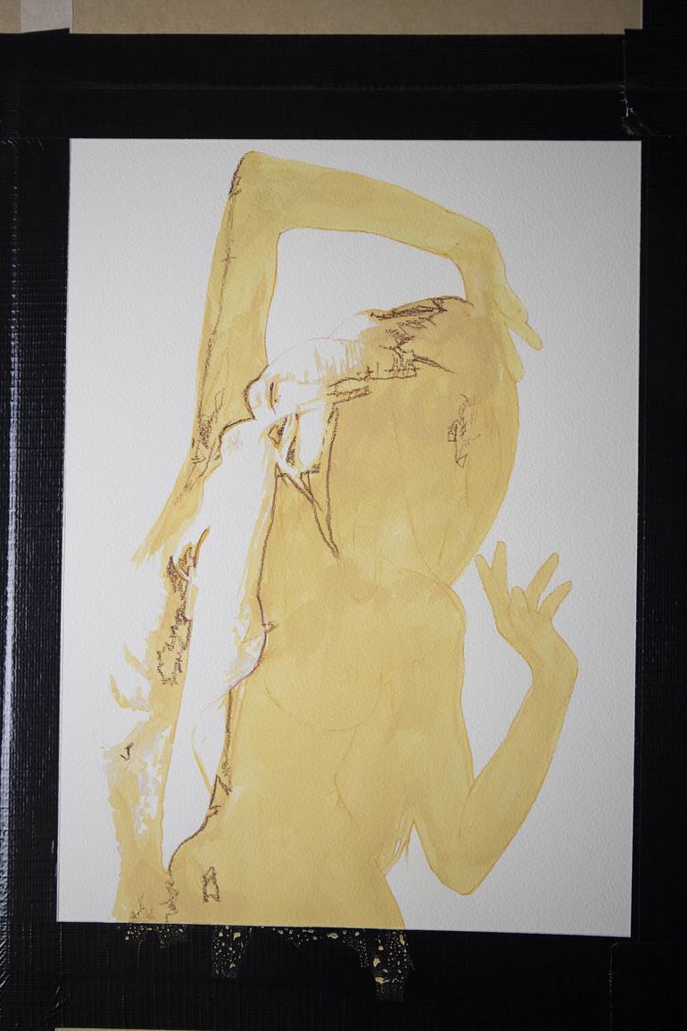 Original Figurative Nude Painting by Mike Nicoll