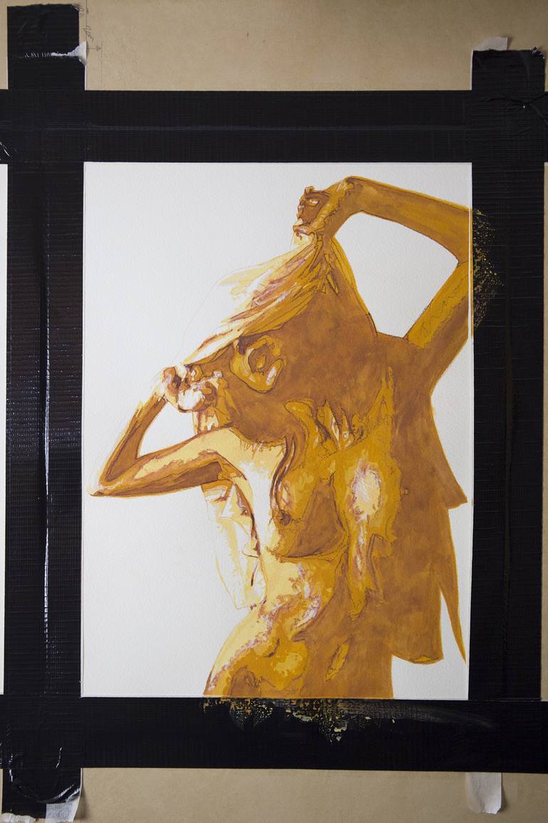 Original Nude Painting by Mike Nicoll