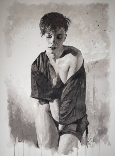 Original Fine Art Nude Drawings by Mike Nicoll