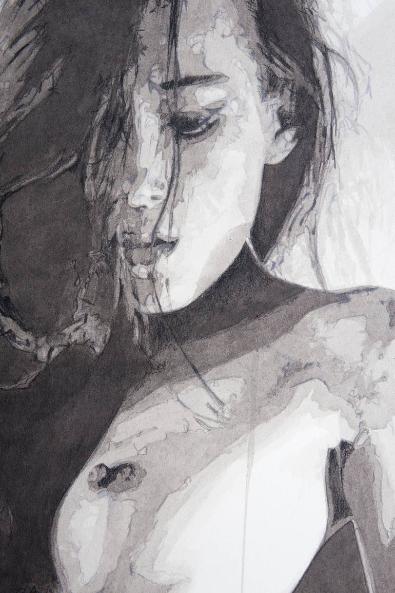 Original Figurative Nude Painting by Mike Nicoll