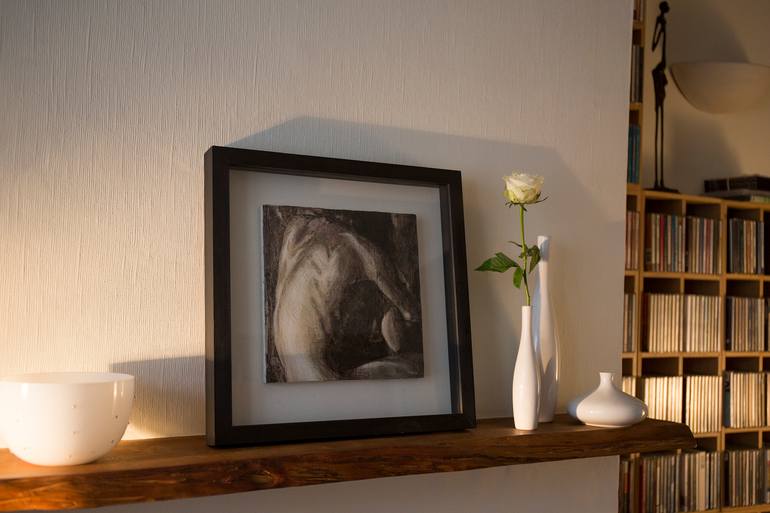 Original Figurative Nude Painting by Mike Nicoll