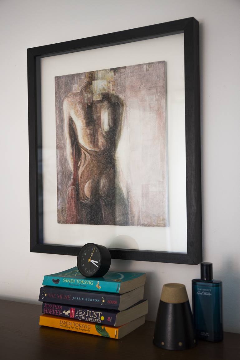 Original Figurative Nude Painting by Mike Nicoll