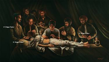 Original Figurative People Paintings by Yusuf Tolga Unker