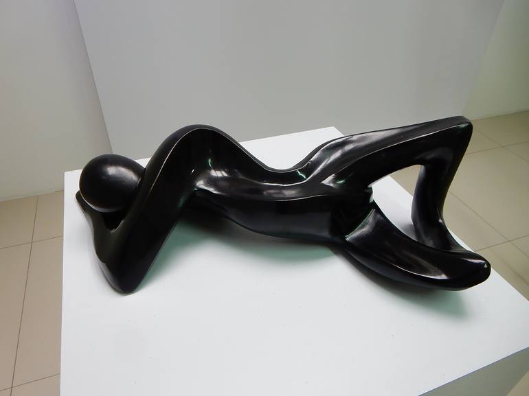 Original Abstract Nude Sculpture by Alejandro Frieri