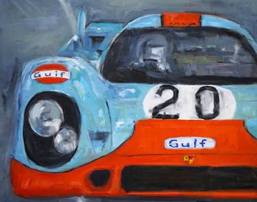 Original Abstract Expressionism Automobile Paintings by Michael Accorsi