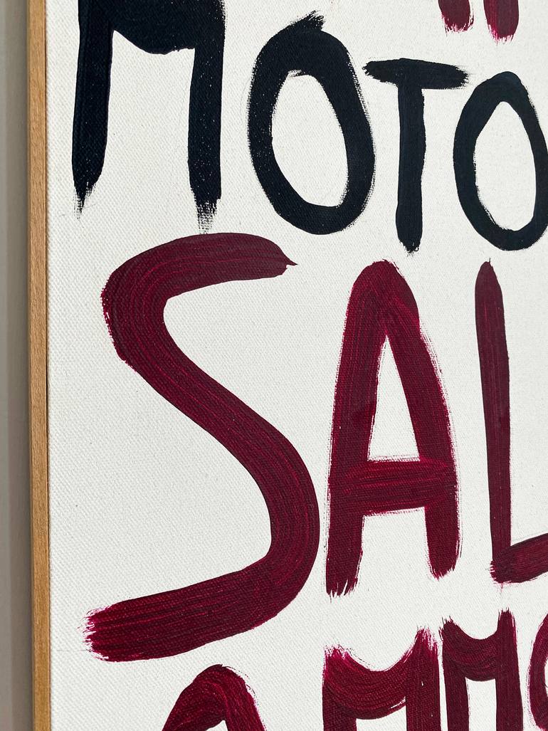 Original Street Art Calligraphy Painting by Marco Acri