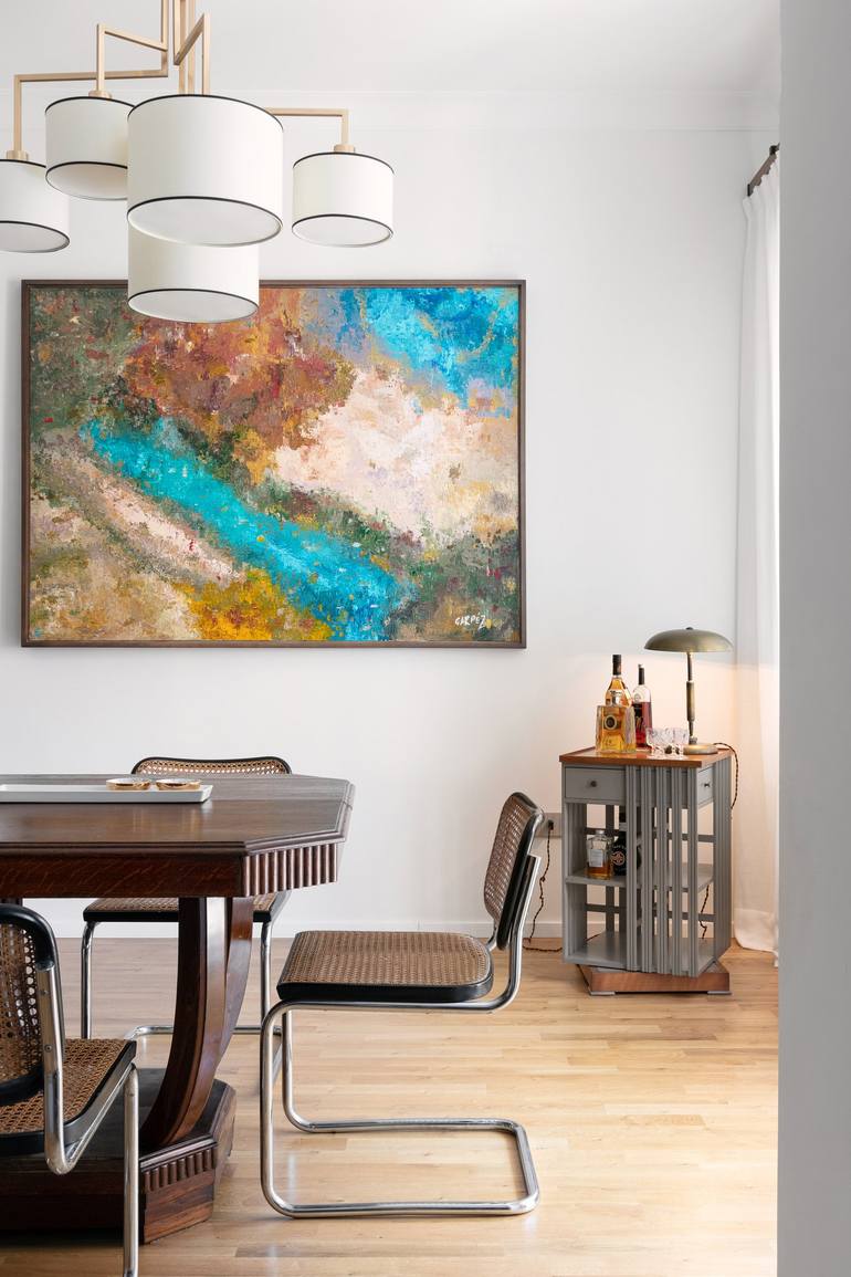 Original Fine Art Abstract Painting by Marco Acri