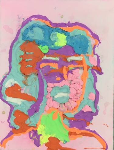 Print of Abstract Expressionism Portrait Paintings by Meriliis Rinne