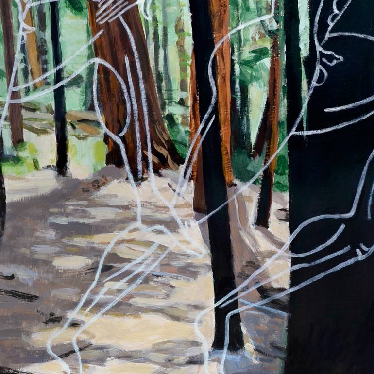 Original Figurative Men Painting by Michael Guy