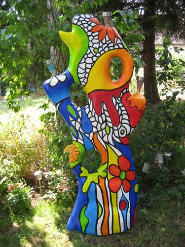 Original Pop Art Abstract Sculpture by Kerstin Sallet