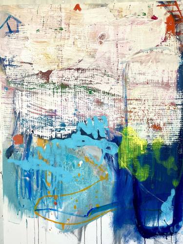 Original Abstract Expressionism Abstract Mixed Media by Jodi Fuchs