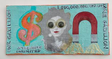 Original Conceptual Humor Mixed Media by Jodi Fuchs