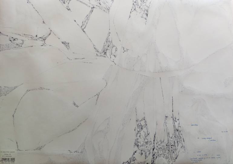Original Abstract Expressionism Outer Space Painting by Patrícia Mesquita