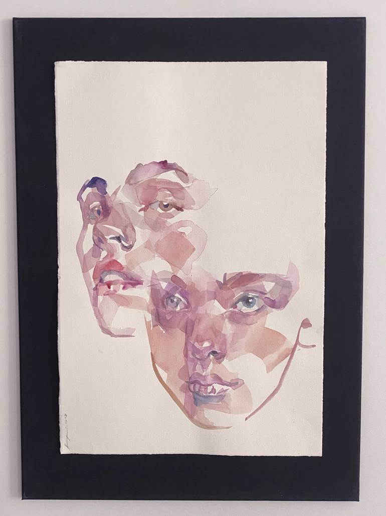 Original Contemporary Portrait Painting by Paolo Pagani