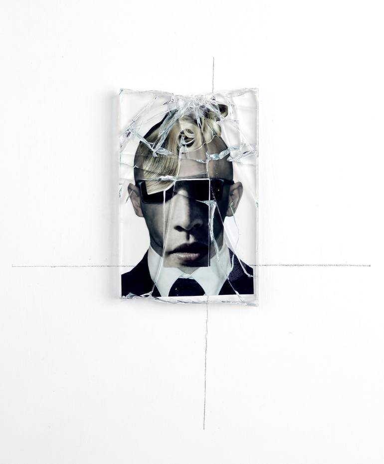 Original Conceptual Portrait Mixed Media by Paolo Pagani