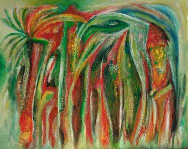 Print of Abstract Expressionism Nature Paintings by Khaled Alhamzah