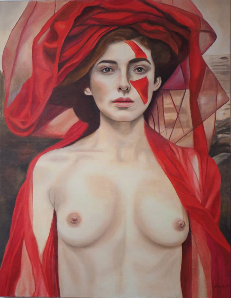 Original Contemporary Women Painting by Su Lin Casanova