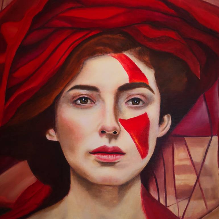 Original Contemporary Women Painting by Su Lin Casanova