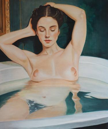 Original Realism Women Paintings by Su Lin Casanova