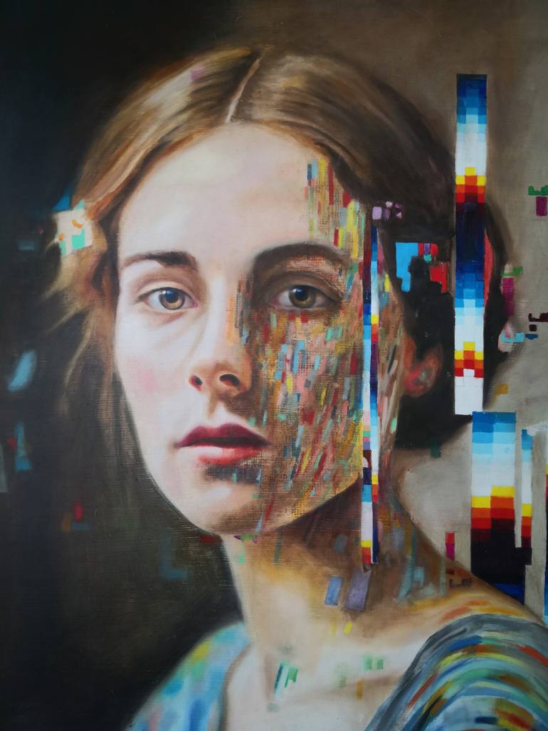 Original Contemporary Women Painting by Su Lin Casanova