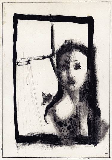 Print of Women Drawings by Monique van den Hout