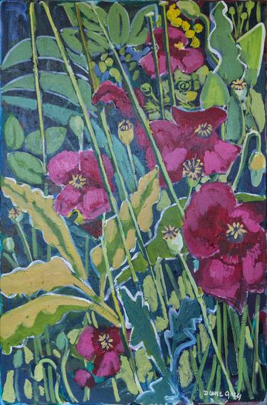 Original Botanic Paintings by DLane Grey
