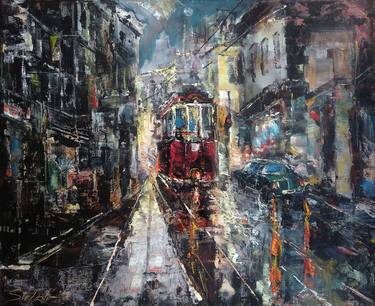 Original Impressionism Cities Paintings by Stefano Popovski