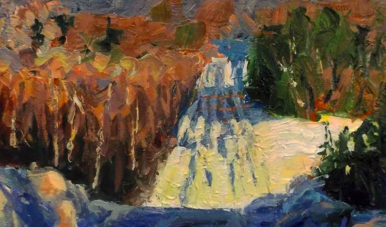 Original Abstract Expressionism Landscape Painting by Allen Jones