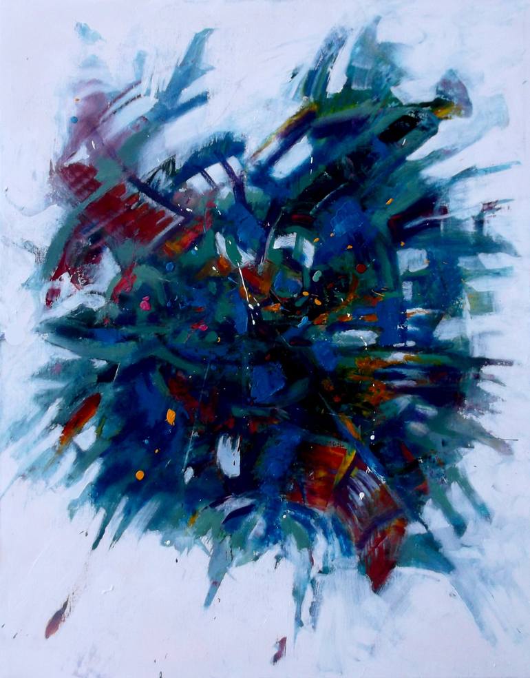 Original Abstract Painting by Allen Jones