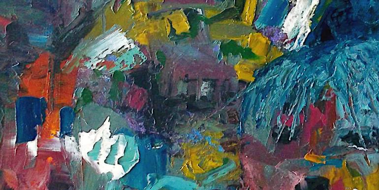 Original Abstract Expressionism Abstract Painting by Allen Jones