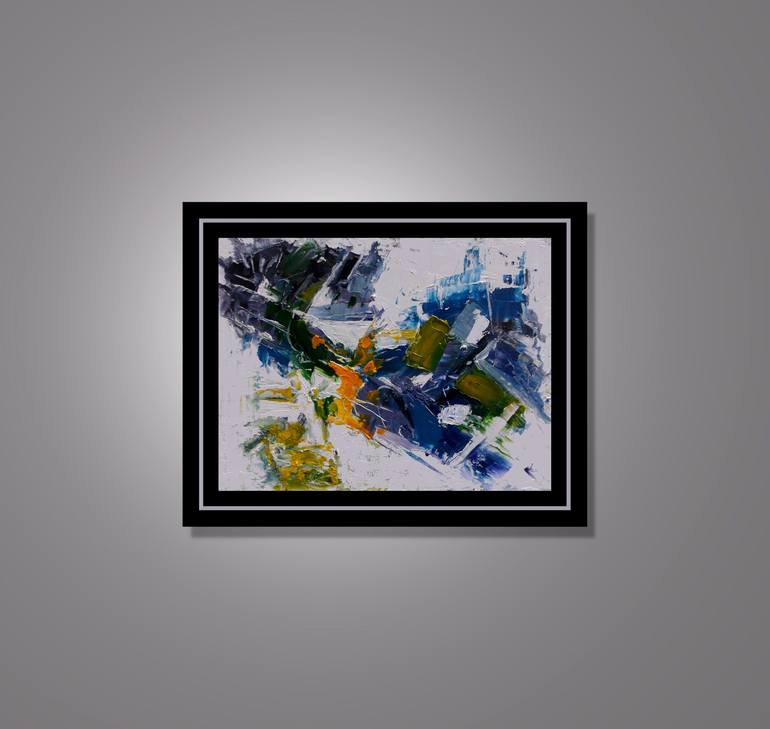 Original Abstract Expressionism Abstract Painting by Allen Jones