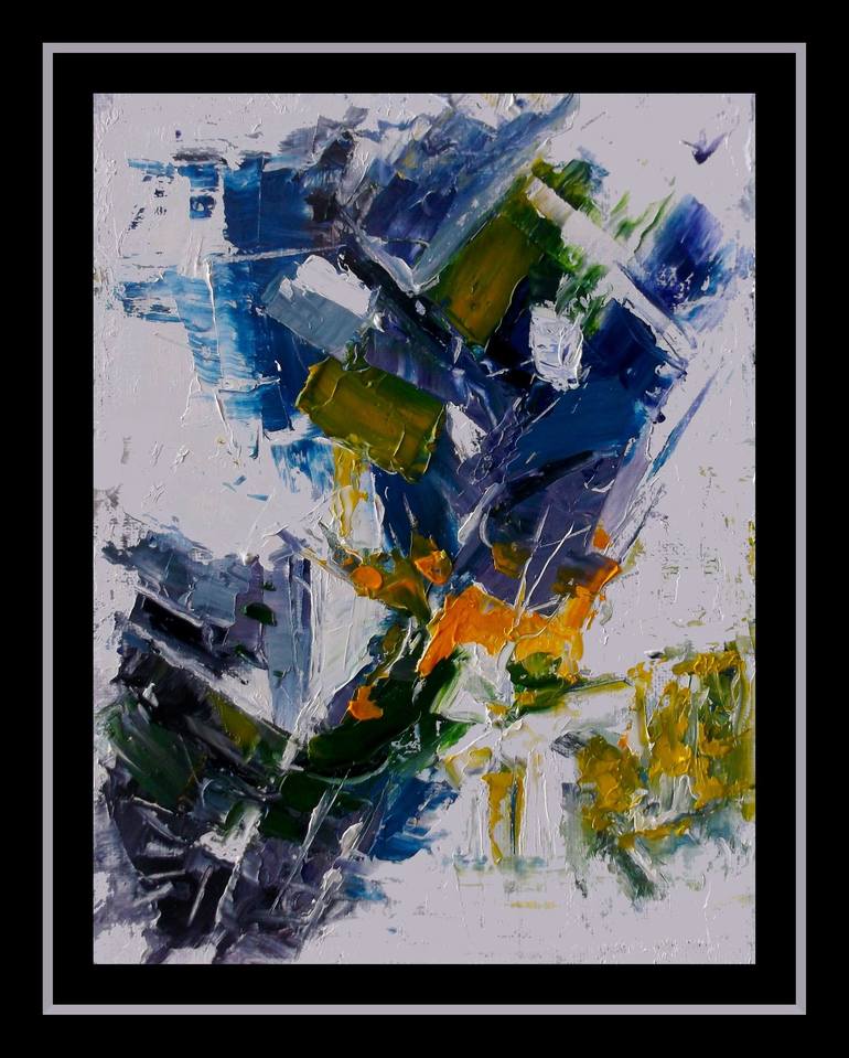 Original Abstract Expressionism Abstract Painting by Allen Jones