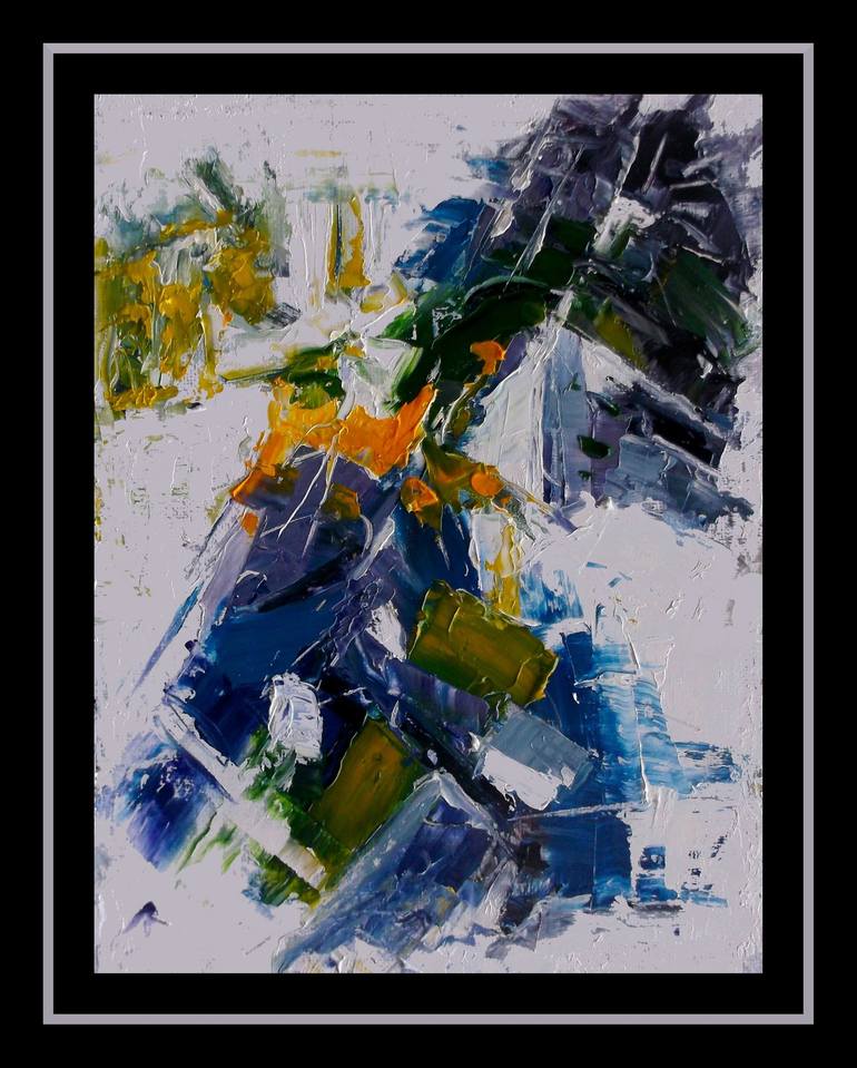 Original Abstract Expressionism Abstract Painting by Allen Jones