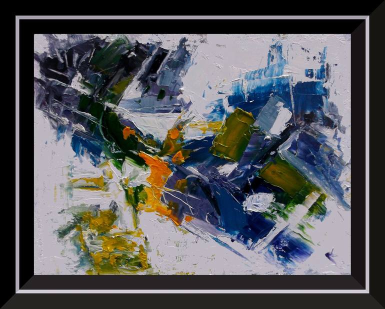 Original Abstract Expressionism Abstract Painting by Allen Jones