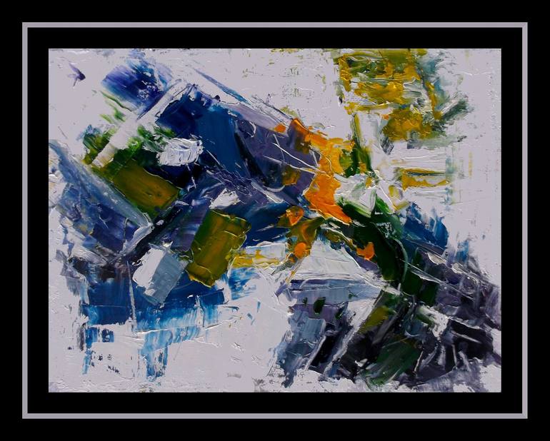 Original Abstract Expressionism Abstract Painting by Allen Jones