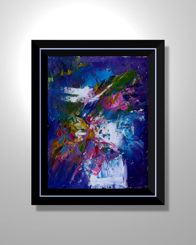 Original Abstract Expressionism Abstract Painting by Allen Jones